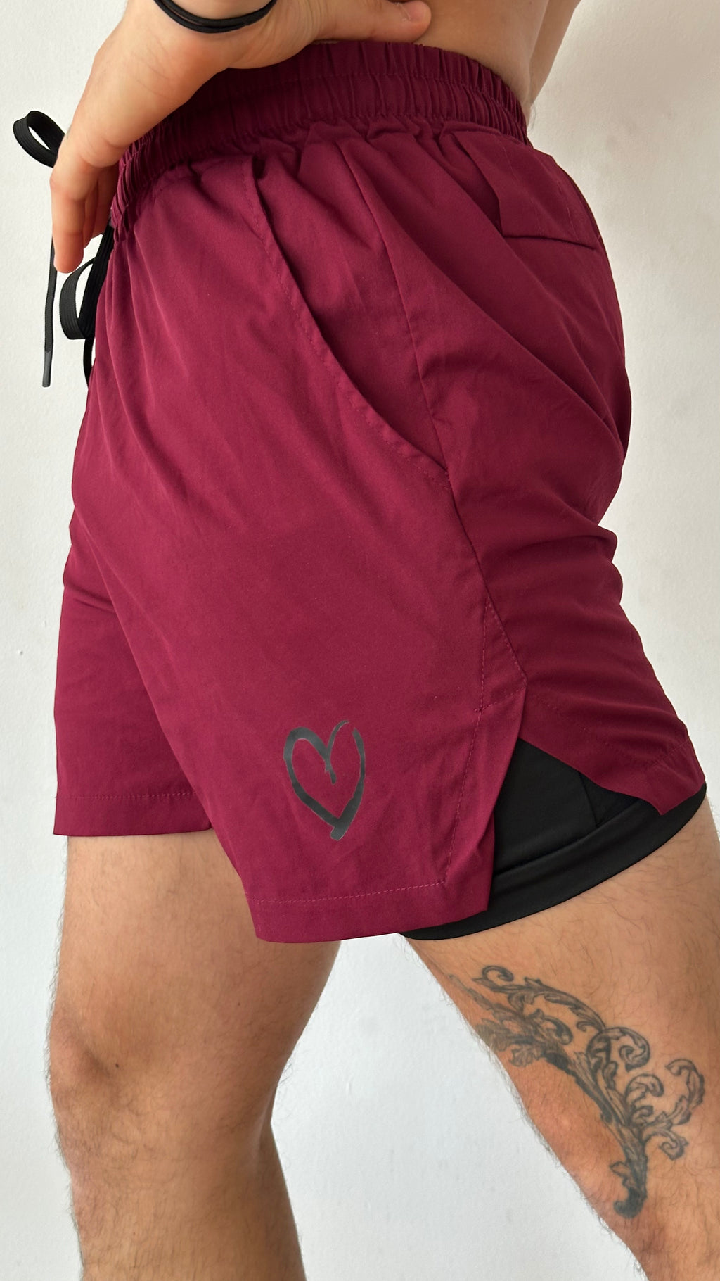 Pantalones cortos con malla