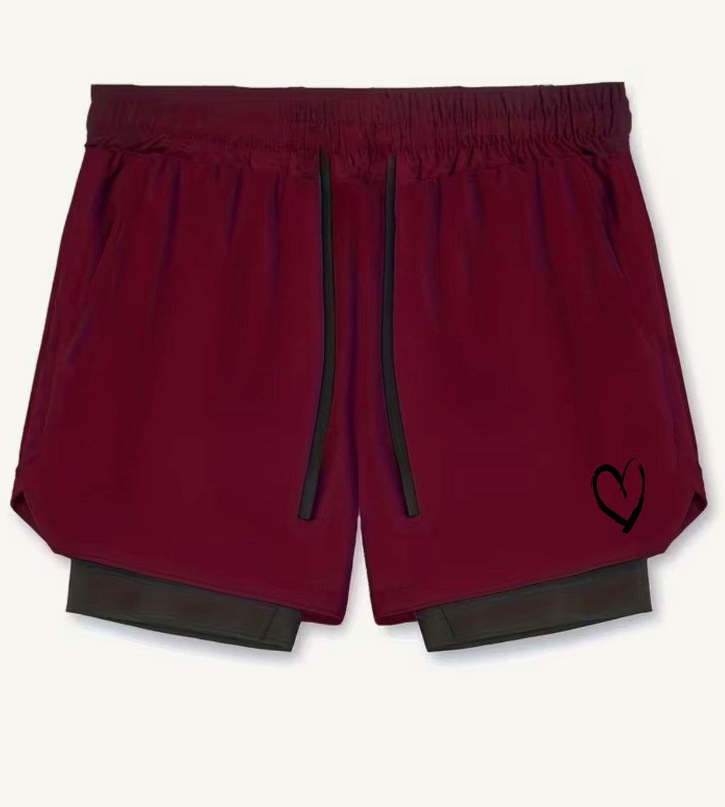 Pantalones cortos con malla